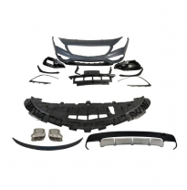 Kit Carrocería Mercedes W117 2016-2018 LCI 4P Look AMG A45 fabricado en: Plástico ABS