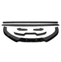 Kit De Carrocería Audi A3 2017-2019 Negro Brillante Plástico ABS