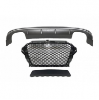 Kit De Carrocería Audi A3 Sportback 2013 Look Sport Line Abs - Plástico Abs