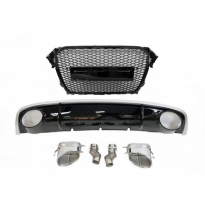 Kit De Carrocería Audi A4 B8 4p / Avant 12-15 Look Rs4 - Plástico Abs
