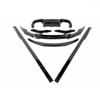 Kit De Carrocería Bmw F87 Brillante Negro Plástico Abs