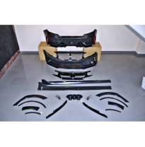 Kit De Carrocería Honda Civic MK10 Sedan 2016+ look Type R ABS - Plástico ABS