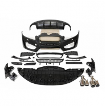 Kit De Carrocería Jaguar Xf 2016-2020 Look R-Sport Plástico Abs