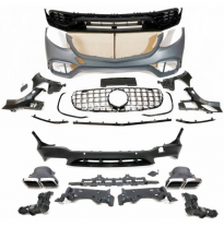 Kit De Carrocería Mercedes X253 Glc 2015-2019 Look Amg - Plástico Abs