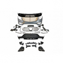 Kit De Carrocería Mercedes X253 Glc Coupe 2015-2019 Look Amg Glc63 *Plástico Abs