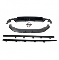 Kit De Carrocería Volkswagen Golf 7 Brillante Negro fabricado en: Plástico ABS