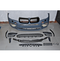 Paragolpes Delantero BMW F16 2013-2018 Look X6M - Plástico ABS