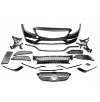 Paragolpes Delantero Mercedes W205 2014-2018 2p / 4p / Sw Look Amg C63 - Plástico Abs