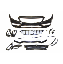 Paragolpes Delantero Mercedes W205 2014-2018 2p / 4p / Sw Look C63 New Plástico Abs