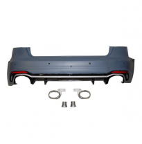 Paragolpes Trasero Audi A4 2016 Look Rs4 - Plástico Abs