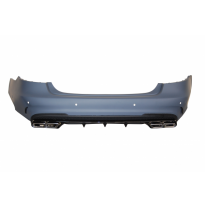 Paragolpes Trasero Mercedes W212 2014-2015 Look E63 fabricado en: Plástico ABS