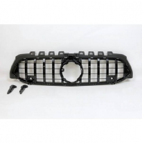Parrilla Mercedes W177 / V177 Gtr Cámara 360 Negro Brillante - Plástico Abs