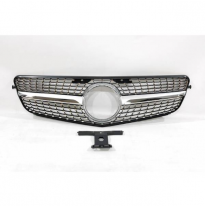 Parrilla Mercedes W204 2007-2014 Look Diamond Plástico ABS