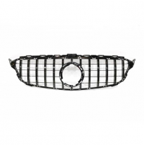 Parrilla Mercedes W205 2019 Look GT Full Black Plástico ABS