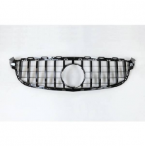 Parrilla Mercedes W205 C63 Look Gt Negro Brillante Plástico Abs