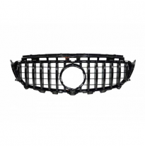 Parrilla Mercedes W213 Look GT Full Black Cámara