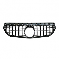 Parrilla Mercedes W246 2015-2018 Look GT Full Black fabricado en: Plástico ABS