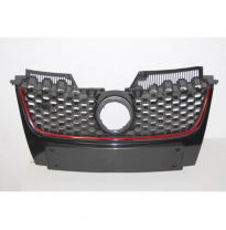 PARRILLA VOLKSWAGEN GOLF 5 GTI ABS BLACK - Parrilla frontal Plástico ABS