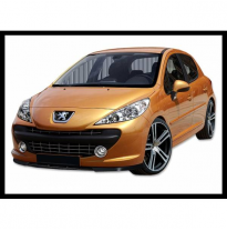 SPOILER DELANTERO PEUGEOT 207 ABS - Spoiler delantero Plástico ABS