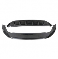 Spoiler Delantero Volkswagen Golf 8 Negro Brillante Plástico Abs