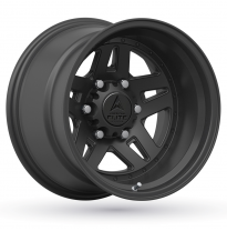 LLANTA ALUMINIO AMERICAN ELITE WHEELS CHAMPION NEGRO MATE 10 x 15 Et:-44  5 x 114,3 73,1