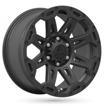 LLANTA ALUMINIO AMERICAN ELITE WHEELS EAGLE NEGRO MATE 8 x 17 Et:38  6 x 130 84,1
