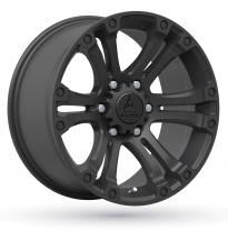 LLANTA ALUMINIO AMERICAN ELITE WHEELS HERO NEGRO MATE 9 x 18 Et:12  6 x 135 87,1
