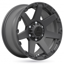 LLANTA ALUMINIO AMERICAN ELITE WHEELS PEACEMAKER NEGRO MATE 9 x 18 Et:12  5 x 150 110