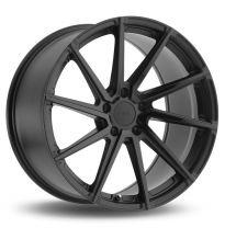 LLANTA ALUMINIO TSW WATKINS NEGRO MATE CARA PULIDA NEGRO 8,5 x 18 Et:30  5 x 114,3 76,1