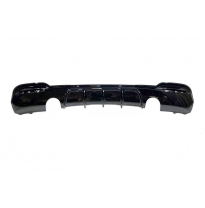 Difusor Trasero BMW F34 GT 2 Salidas simples Brillante Negro Plástico ABS