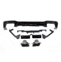 Difusor Trasero BMW F44 look M Performance Brillante Negro Plástico ABS
