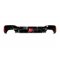 Difusor Trasero BMW G30 / G31 Look M5 CS Negro brillante Plástico ABS