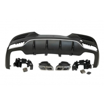 Difusor Trasero Mercedes C292 2014-2018 Look AMG GLE63 Plástico ABS