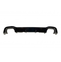 Difusor Trasero Volkswagen Golf 8 GTI Negro brillante 2 Salidas doble Plástico ABS