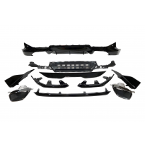 Kit De Carrocería BMW G42 Coupe Look M Performance Brillante Negro Plástico ABS