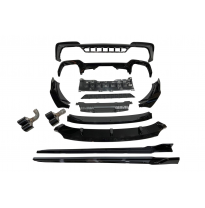 Kit De Carrocería BMW X3 G01 2018-2021 Look M Performance Brillante Negro Plástico ABS