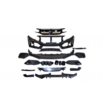Kit De Carrocería Honda Civic MK10 Hatchback 2016+ look Type R ABS Plástico ABS