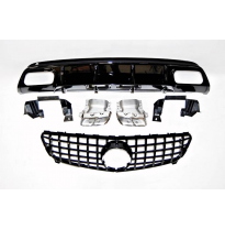 Kit De Carrocería Mercedes W176 2016-2018 Look GT Plástico ABS