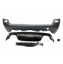 Paragolpes Trasero BMW E61 Look M 2 Salidas ABS Plástico ABS