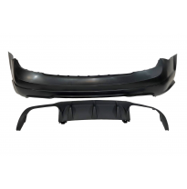 Paragolpes Trasero Mercedes W204 11-13 2-4P Look AMG C63 Parktronic ABS Plástico ABS