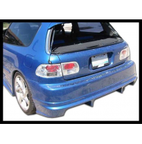 Paragolpes Trasero  Honda Civic 92-95 Racing S/Cajetin Fibra de vidrio