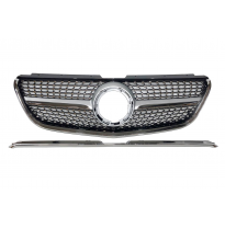 Parrilla Mercedes Vito W447 2022+ Look Diamond Plástico ABS