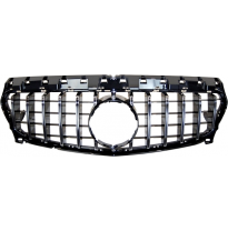 Parrilla Mercedes W117 CLA 2013-2019 Look GTR Plástico ABS