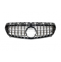 Parrilla Mercedes W176 2012-2015 Look GT Negro Brillante Plástico ABS