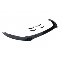 Spoiler Delantero Audi A3 2017-2019 look RS3 Negro Brillante Plástico ABS