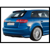 Spoiler Trasero Audi A3 8P Sportback S3 Fibra de vidrio