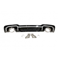 Difusor Trasero Audi A3 Sportback 2016-2019 Look RS3 ESCAPE Plástico ABS