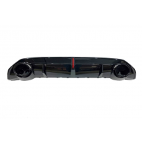 Difusor Trasero Audi A3 Sportback 2021+ SLine Look RS3 ABS Plástico ABS