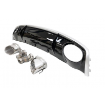 Difusor Trasero Audi A4 B8 4P / Avant 12-15 Look RS4 Plástico ABS