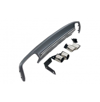 Difusor Trasero Audi A4 B8 4P / Avant 13-15 Look S4 Plástico ABS